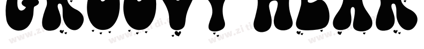 Groovy Heart字体转换